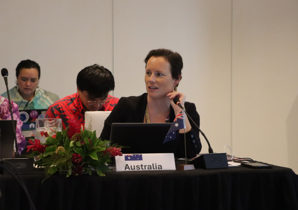 Susan McEerlain - Australia's SPREP Member and Noumea Convention Focal Point