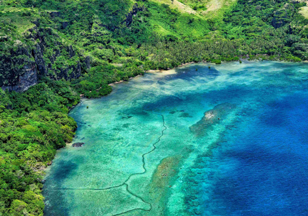 Fiji coastline