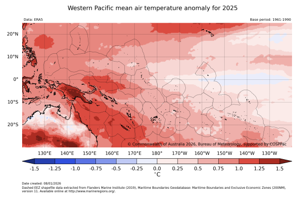 2025 is one of the warmest years on record