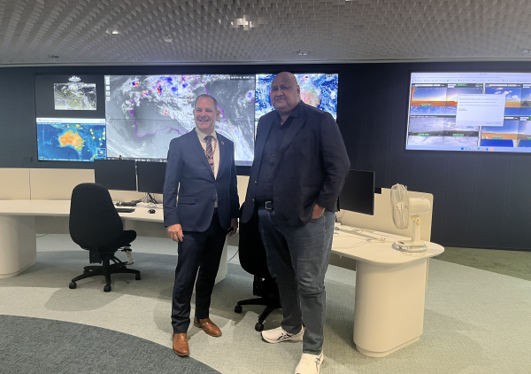 Dr. Stuart Minchin and Mr. Sefanaia Nawadra