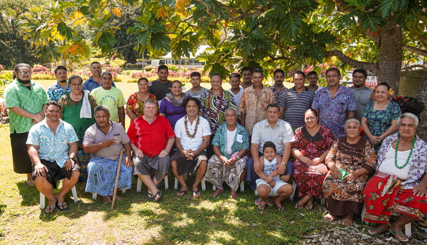 Consultation with Apolima Island representatives at the consultation with MNRE and SPREP staff members