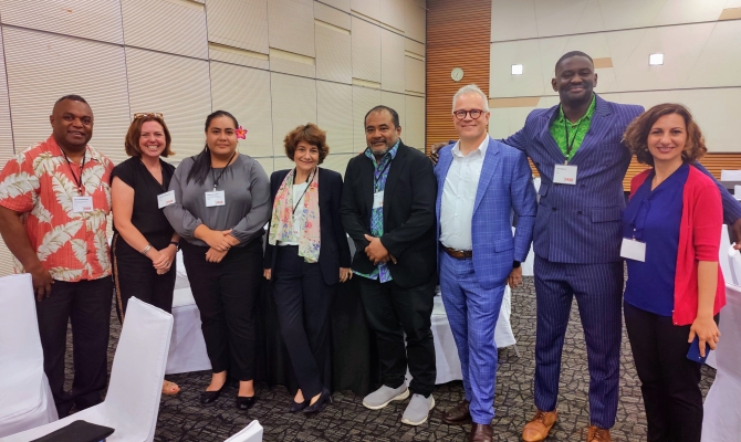Pacific delegates at IAIA2023 Conference