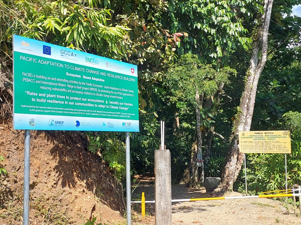 The Honiara Botanical Garden 
