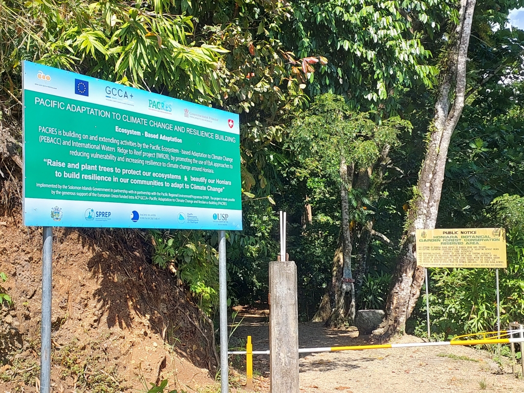 The Honiara Botanical Garden 