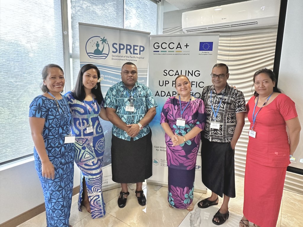The PACRES team with the EU-SUPA team in Palau 