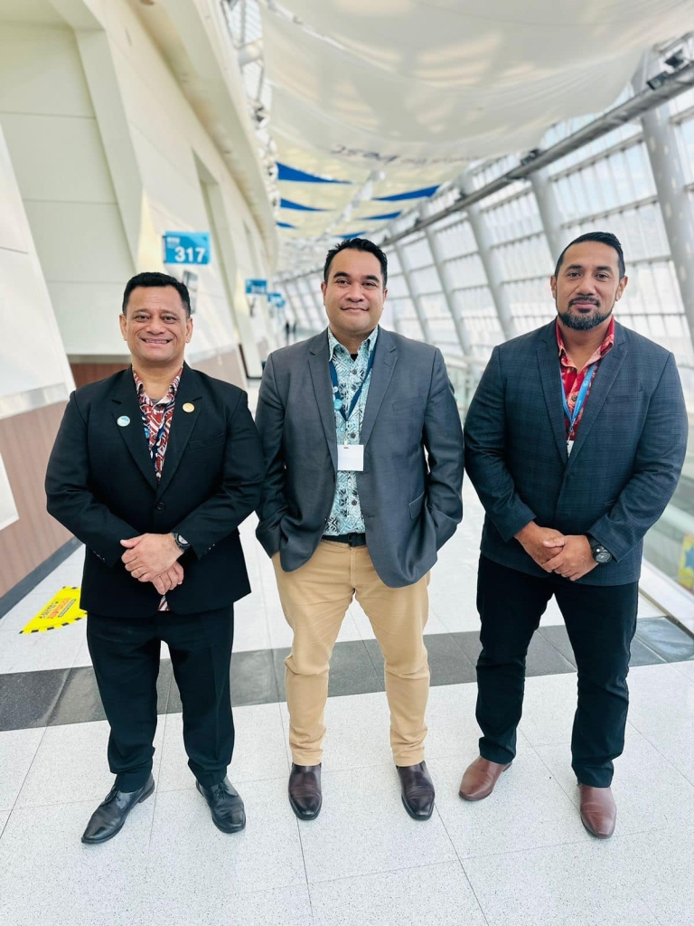 The Niue delegation 