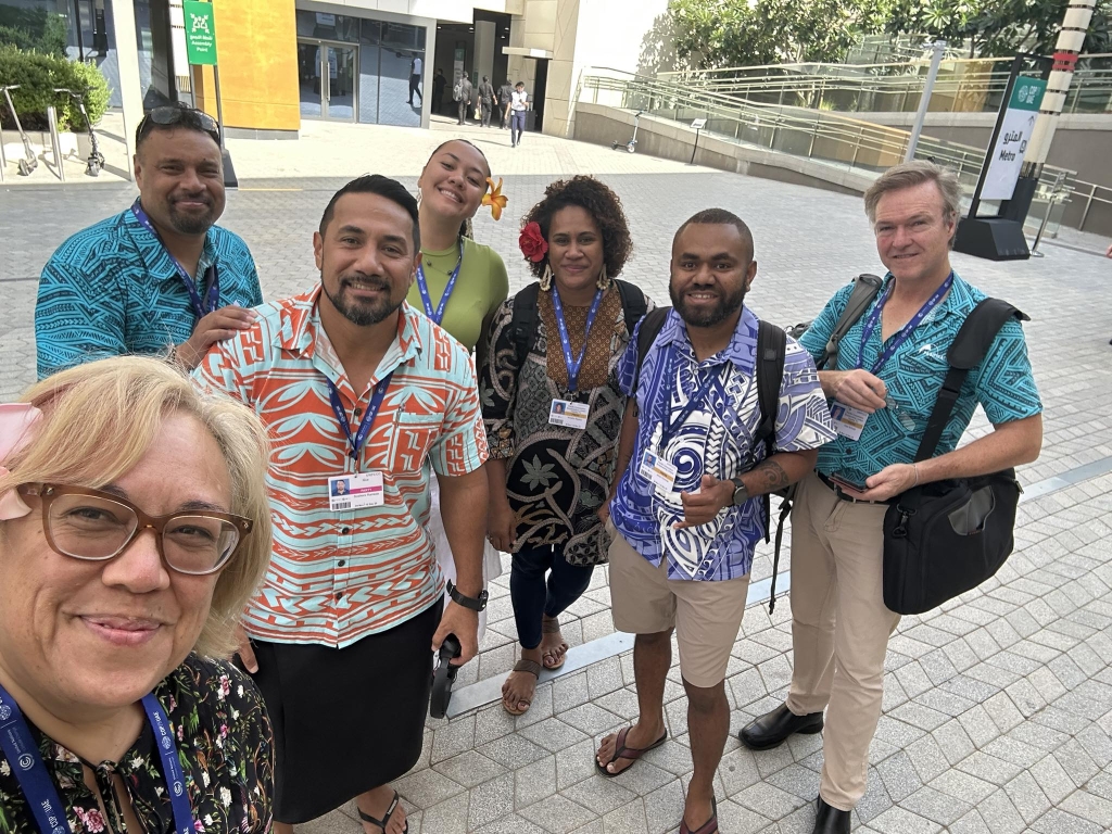 The Pasifika TV team and SPREP at COP28 