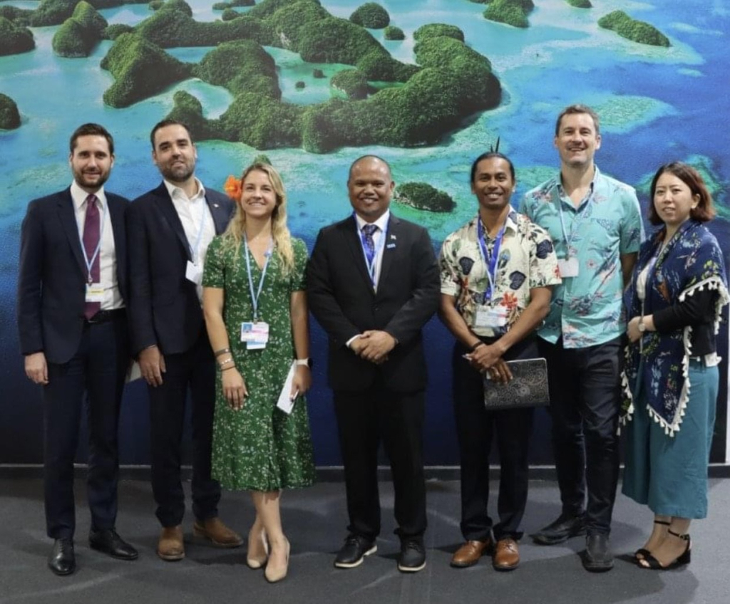 The speakers at the Carbon Markets side event.