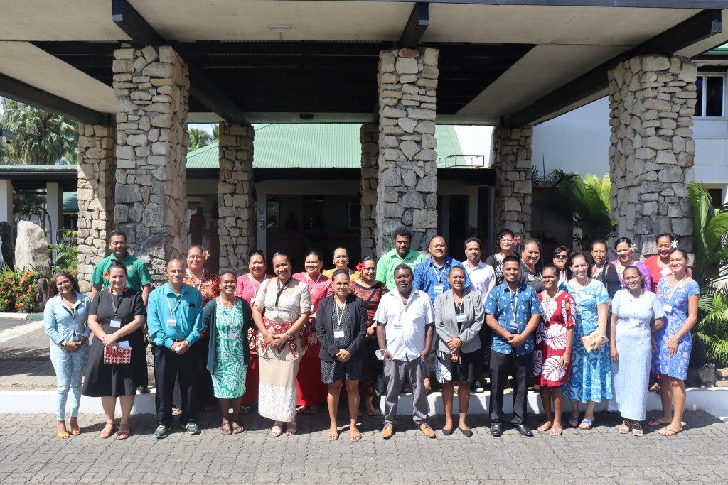 The participants of the PCCC training in Fiji. 