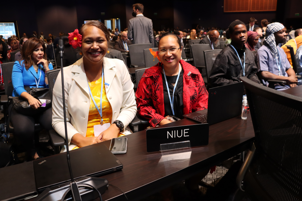 The Niue delegation