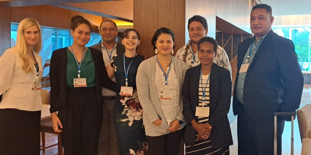 The Pacific delegation at the OEWG in Bangkok 
