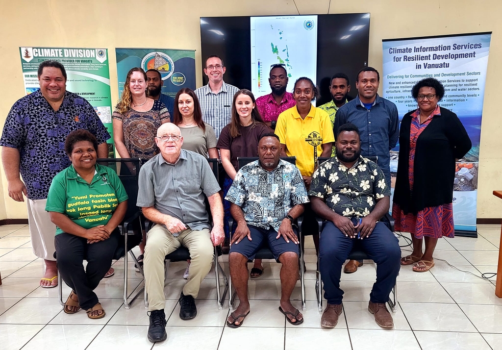 The participants during the Vanuatu workshop.