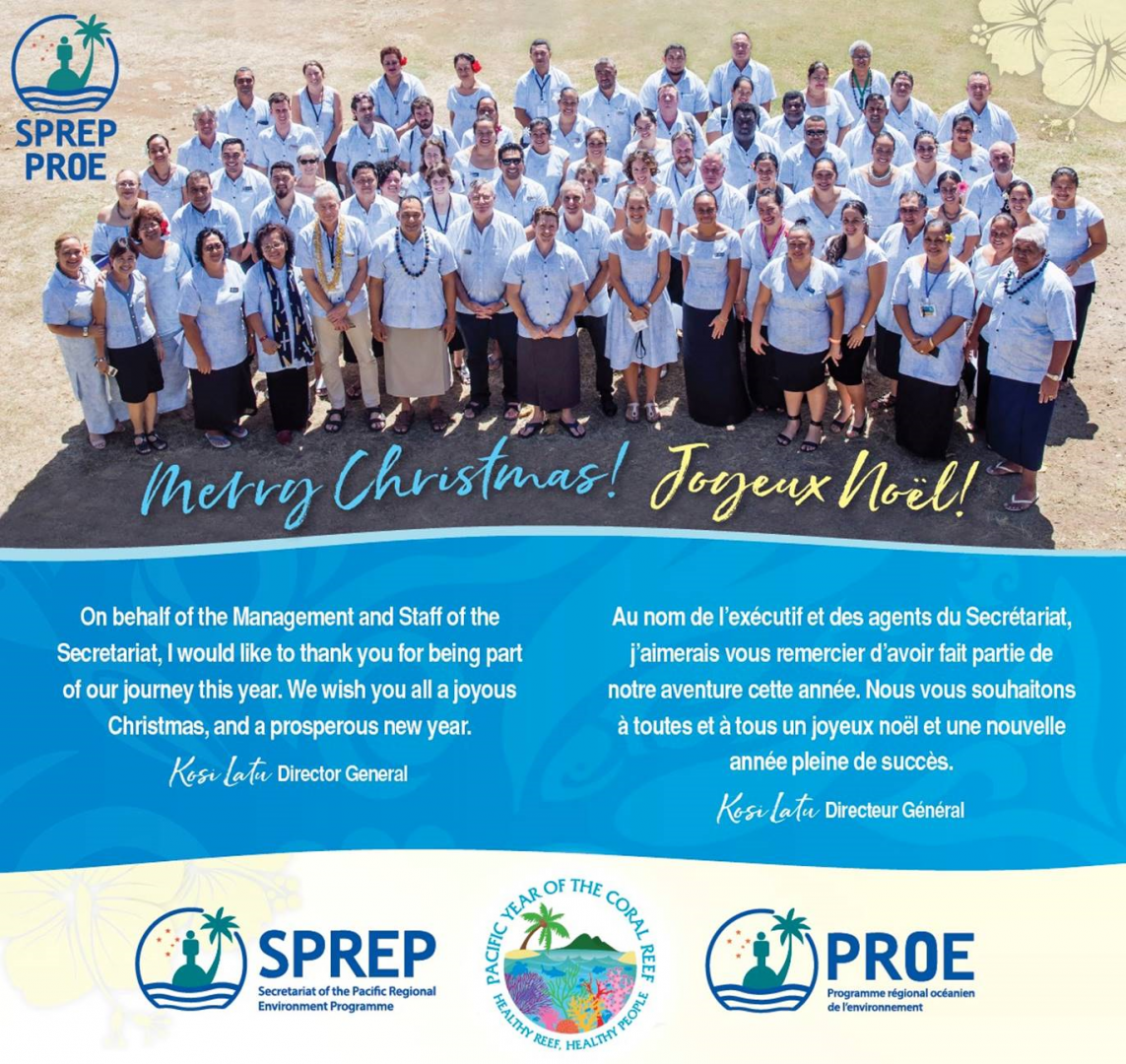 SPREP Christmas Card