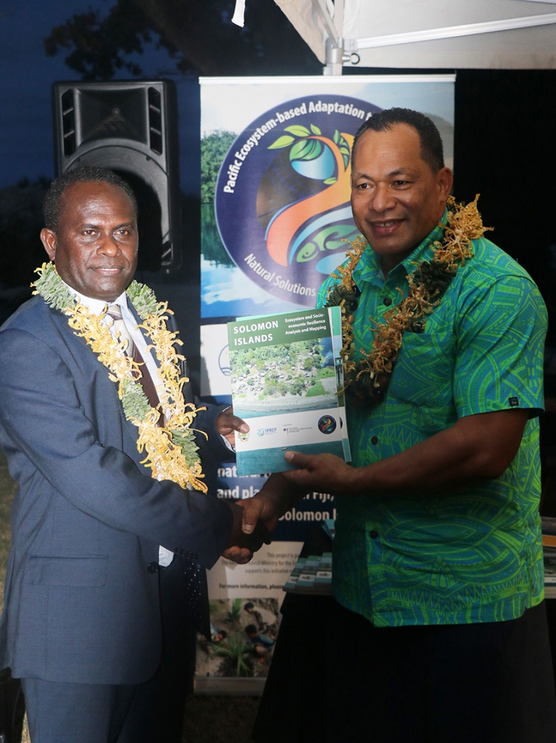 Solomon Islands launch with DG Kosi and Solomons Minister for Environment