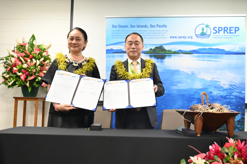 SPREP Acting Director General and President of KMI