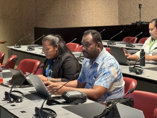 Jimmy Gaunavou of Fiji during the PSIDS coordination meetings