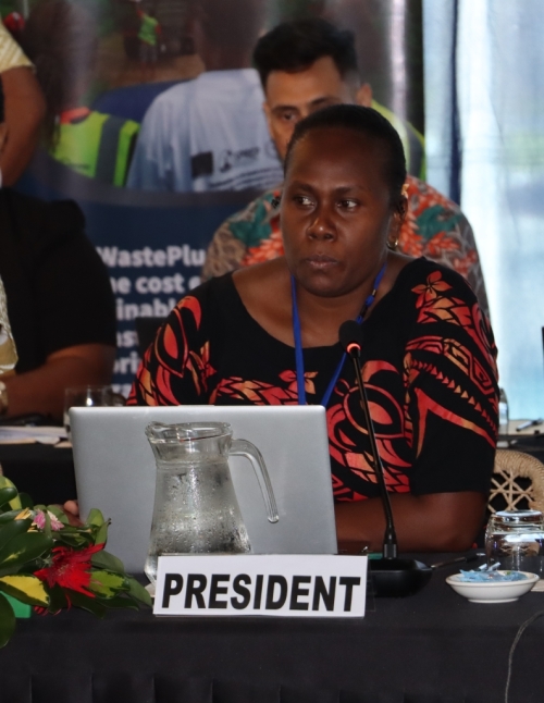 Incoming President of the Waigani Convention, Solomon Islands