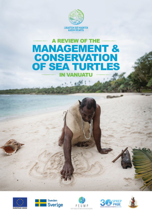 Cover page of Vanuatu turtle report