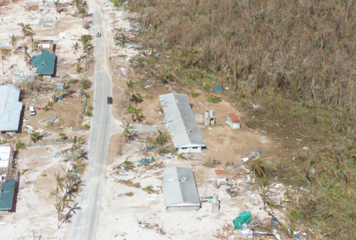 Damage caused by Cyclone Heta