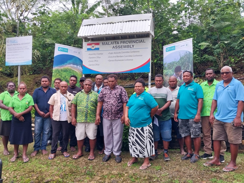 Participants of the PEBACC+ Project Inception Meeting in Malaita Province, Solomon Islands