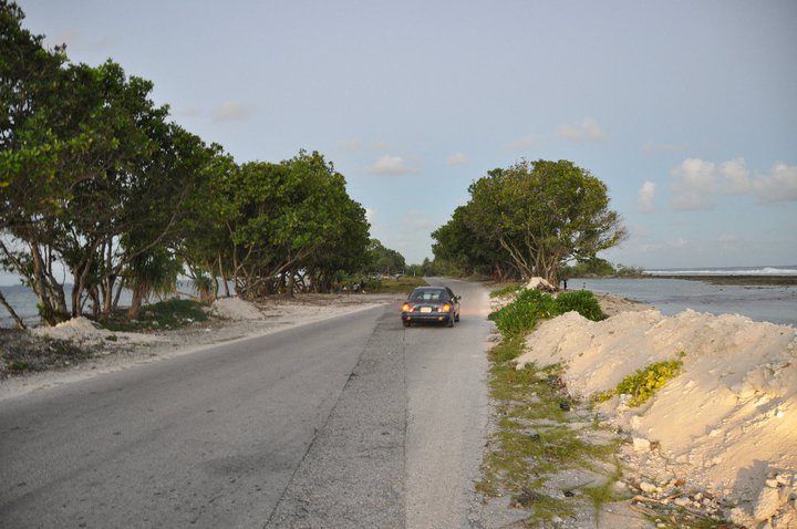 Remote island road