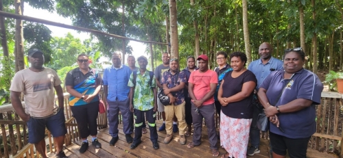 Group photo at Barana National Parl