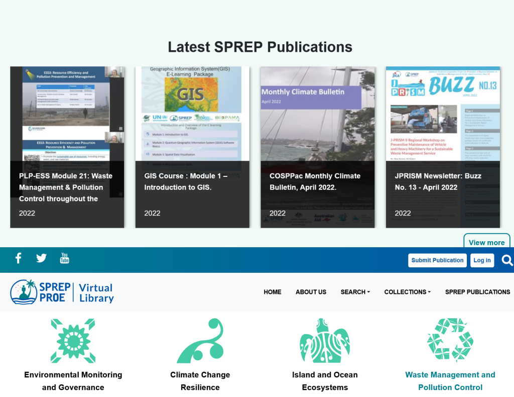 SPREP Virtual Library