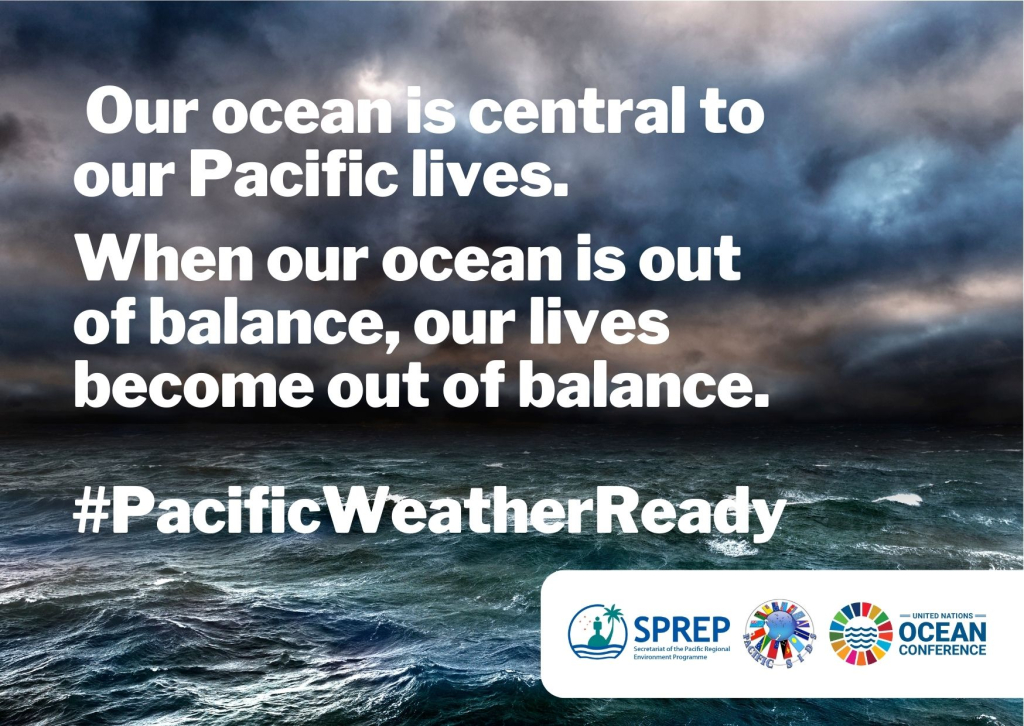 O Programa Decenal de Investimento Weather Ready Pacific faz sucesso na Conferência do Oceano da ONU