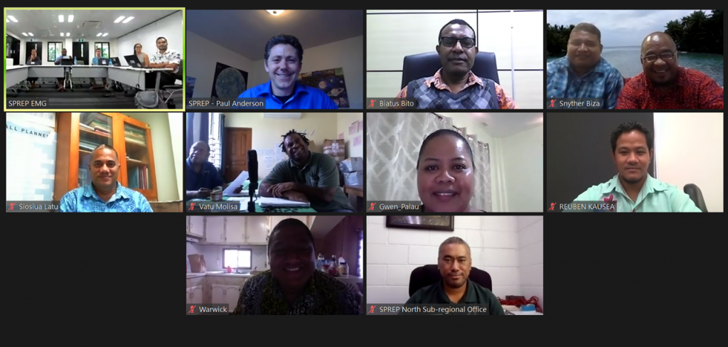 Inform regional virtual meeting participants